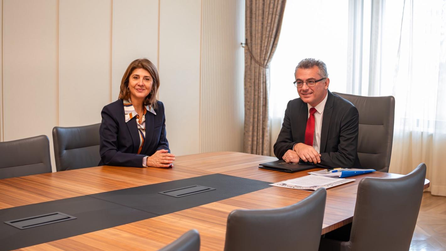 Personal Envoy María Ángela Holguín Meets with Tufan Erhürman Ahead of Leaders’ Meeting