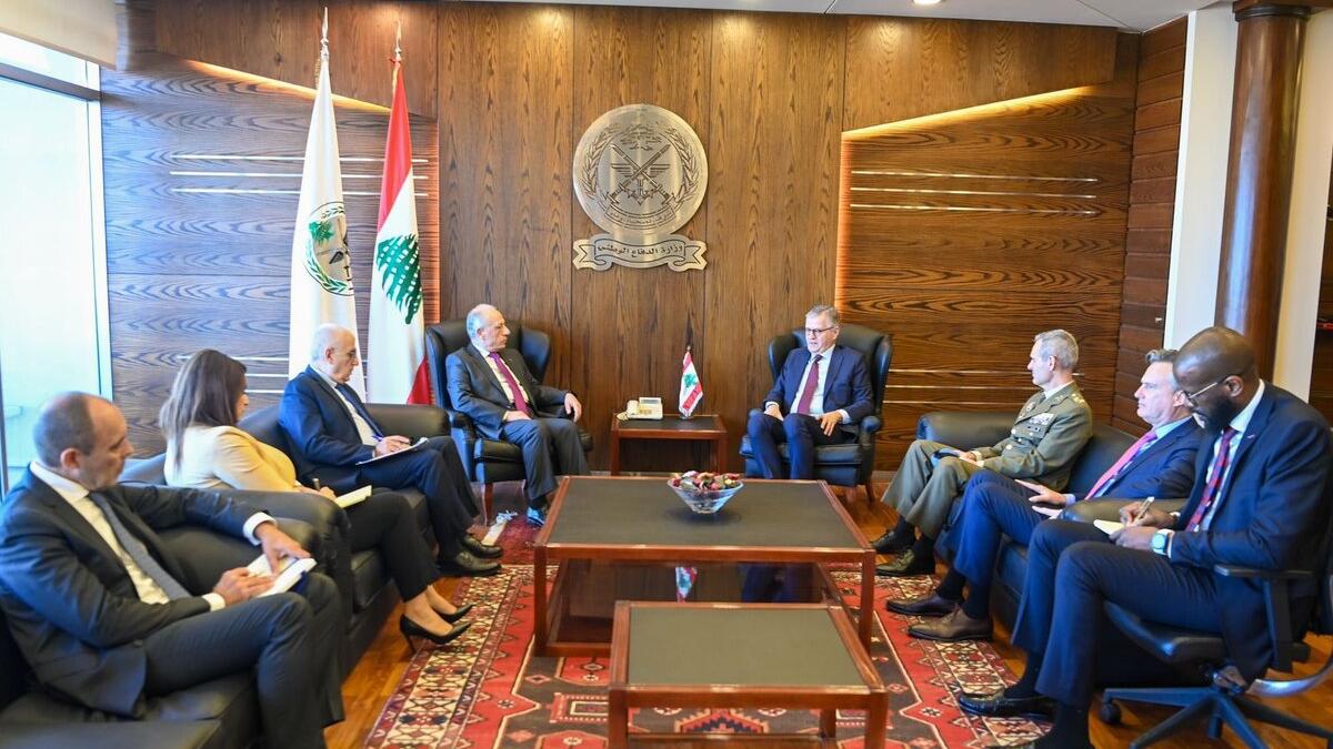 Jean-Pierre Lacroix speaks with high level representatives.