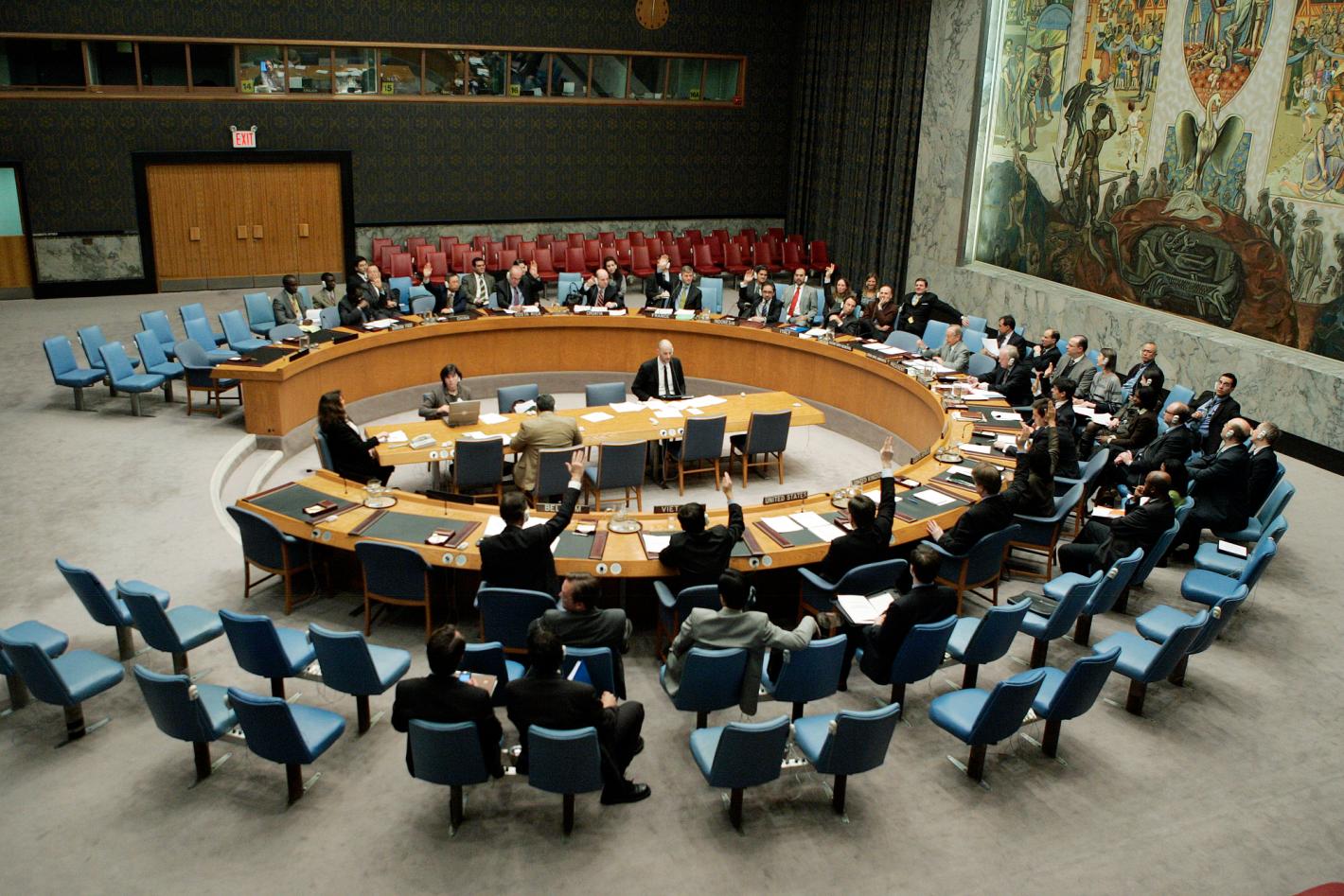 Wide-view of a Security Council 