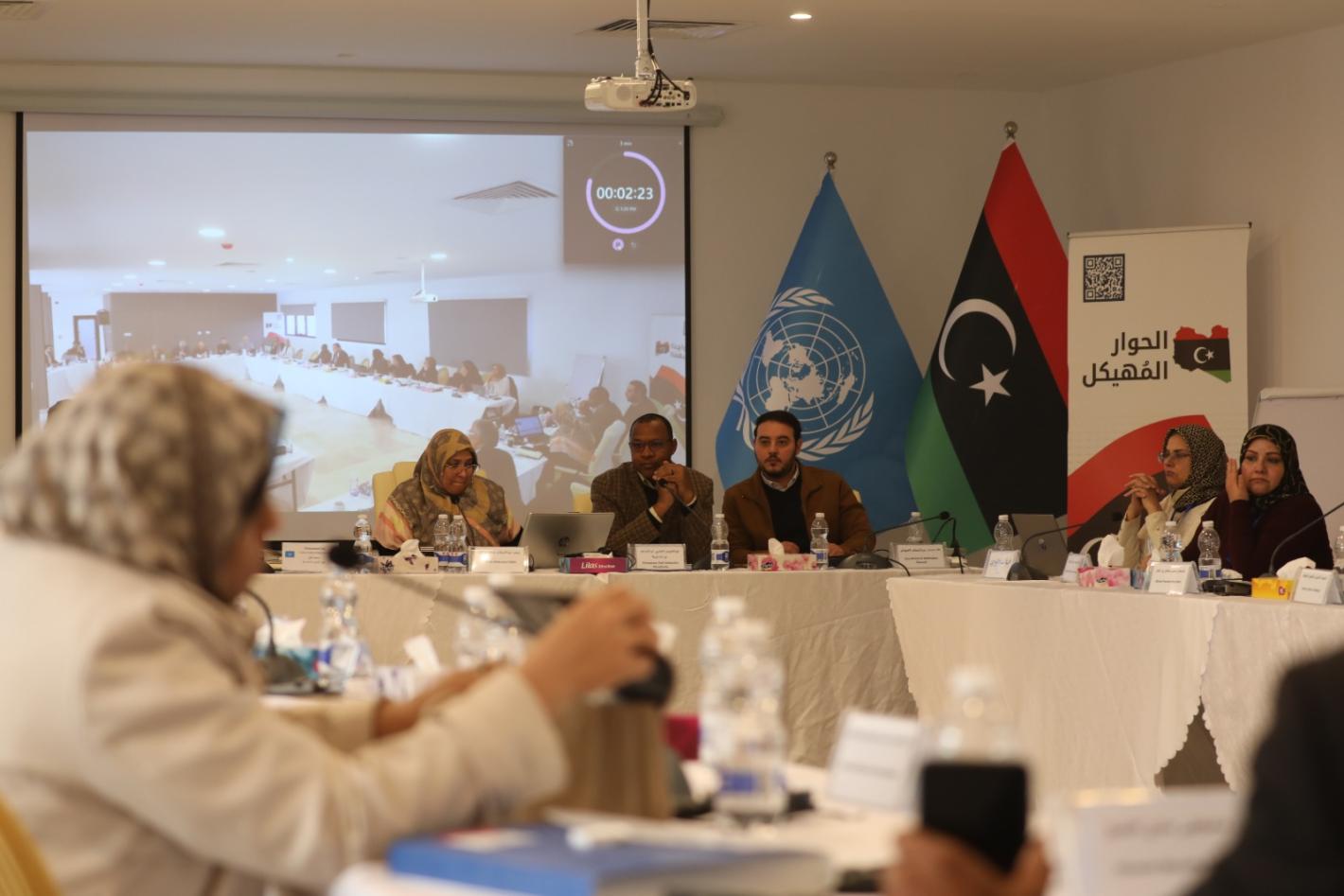 Photo of he Economy Track of the Structured Dialogue delbrations