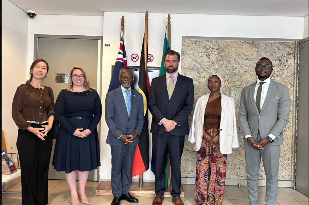 SRSG to the AU and Head of UNOAU meets with the Ambassador of Australia to Ethiopia and Representative to the African Union on climate–peace–security and renewable energy cooperation ahead of COP31