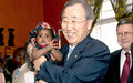 Ban Ki-Moon plaide pour une collaboration renforcée entre la RDC et la MONUC