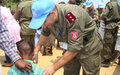Les Casques bleus tunisiens au secours des enfants du Centre pédiatrique de Kimbondo 